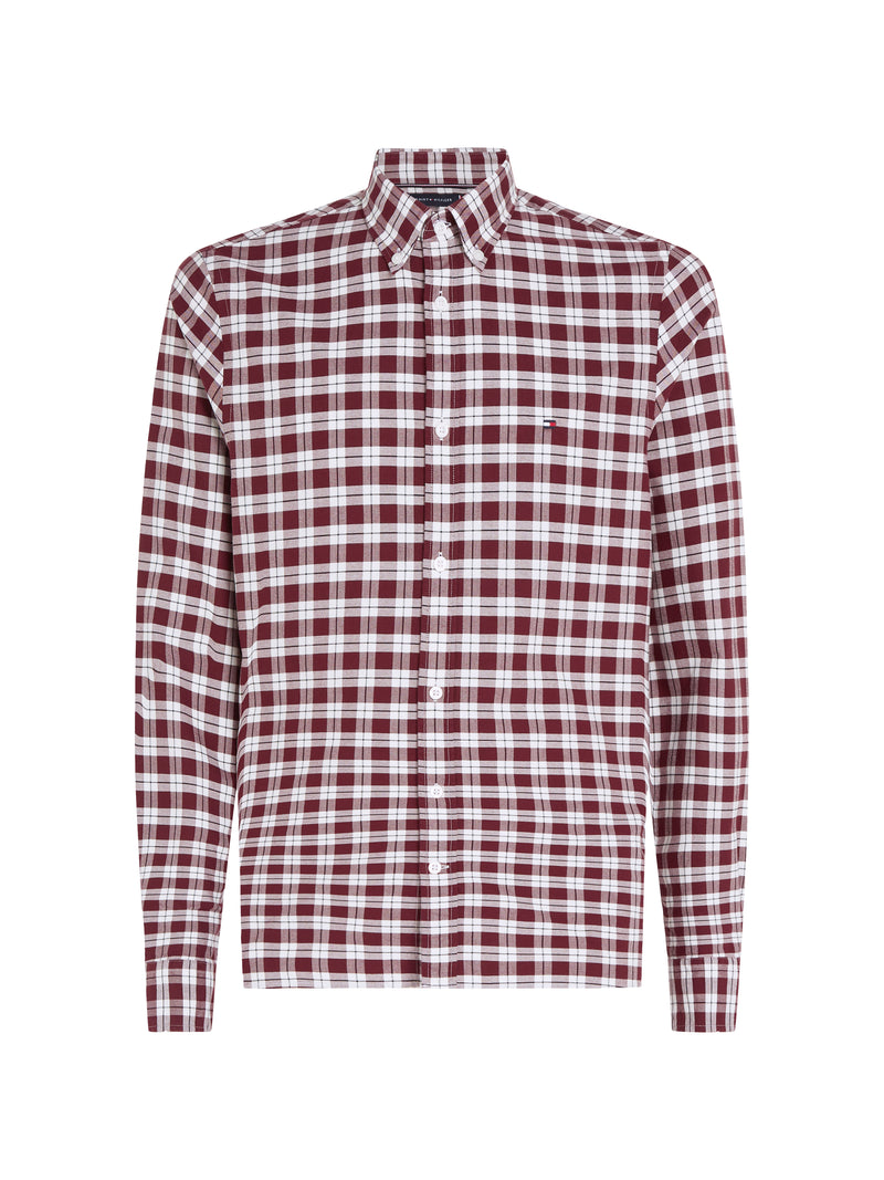 An image of the Tommy Hilfiger Check Slim Fit Oxford Shirt