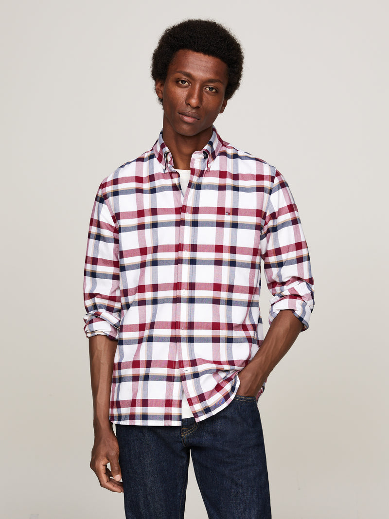 An image of the Tommy Hilfiger Check Regular Fit Oxford Shirt