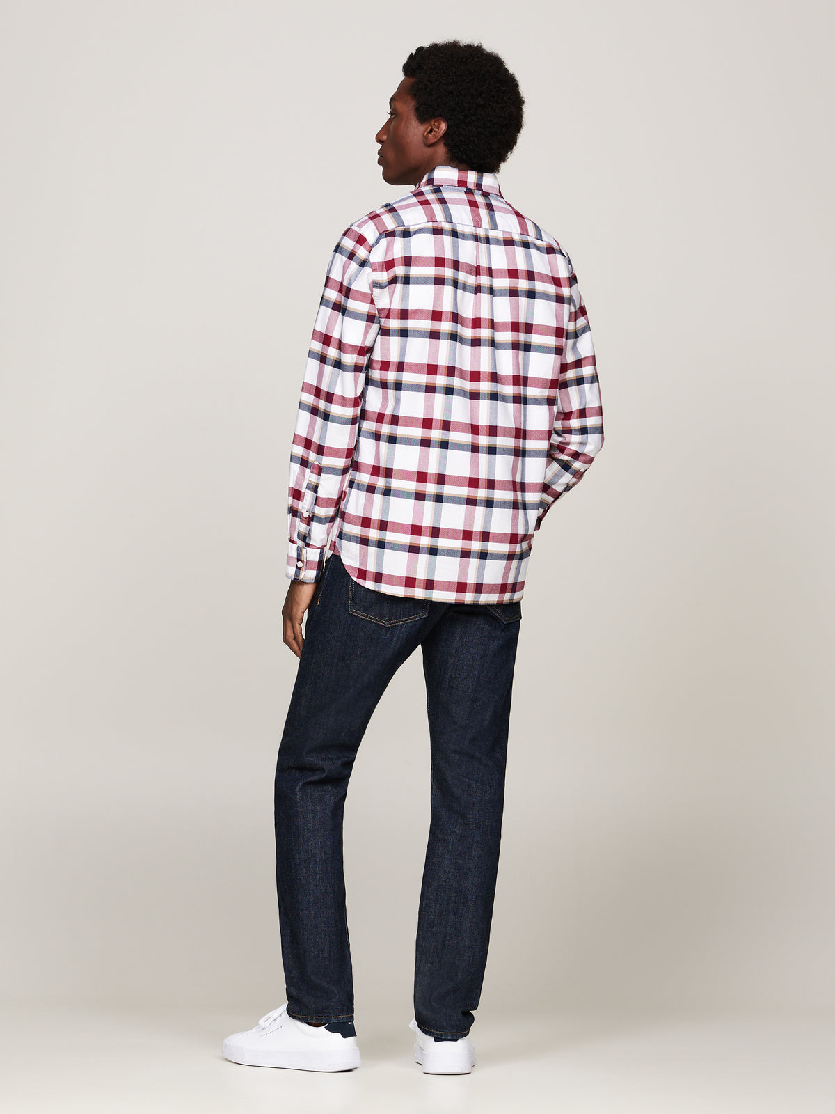 An image of the Tommy Hilfiger Check Regular Fit Oxford Shirt
