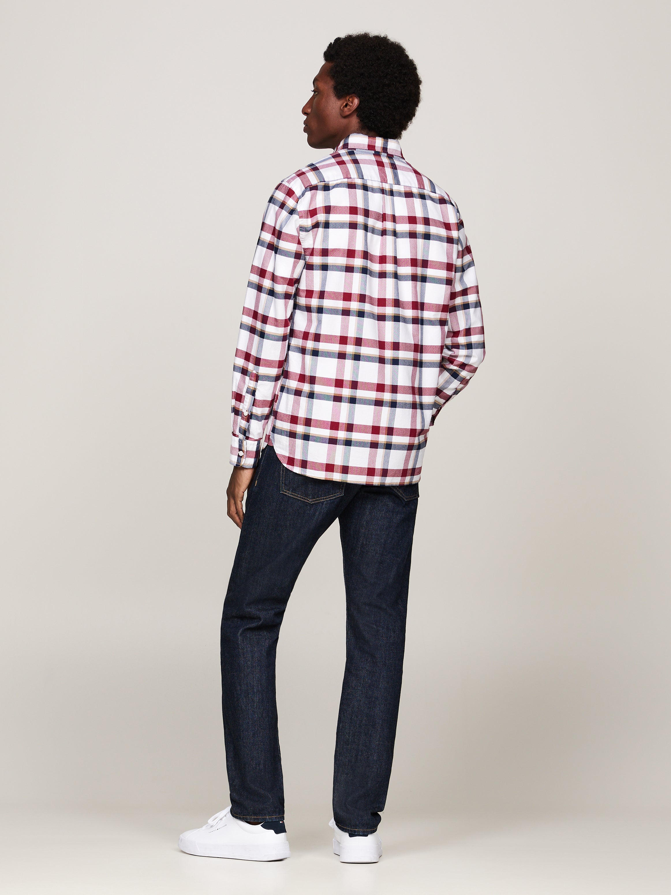 An image of the Tommy Hilfiger Check Regular Fit Oxford Shirt