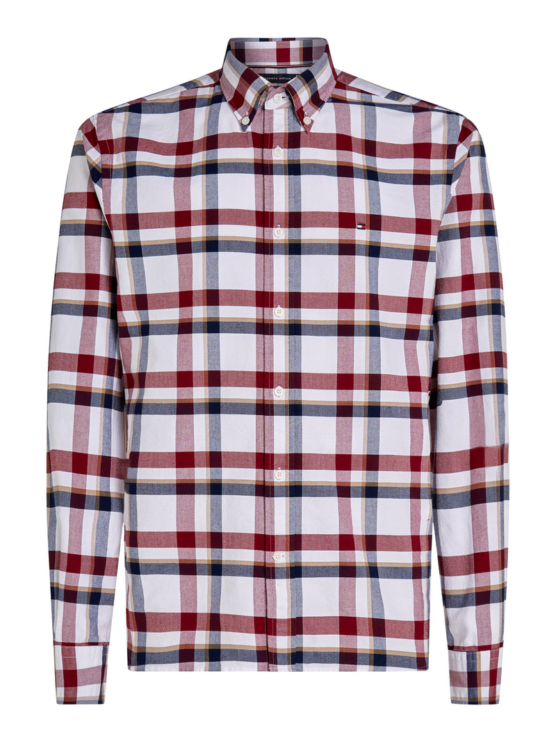 An image of the Tommy Hilfiger Check Regular Fit Oxford Shirt