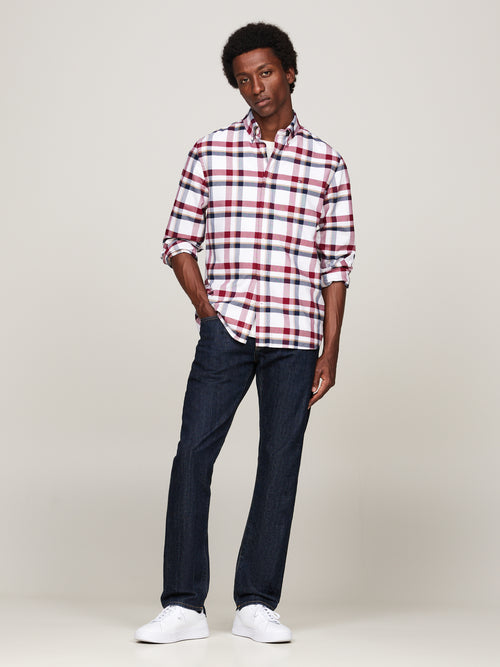 An image of the Tommy Hilfiger Check Regular Fit Oxford Shirt