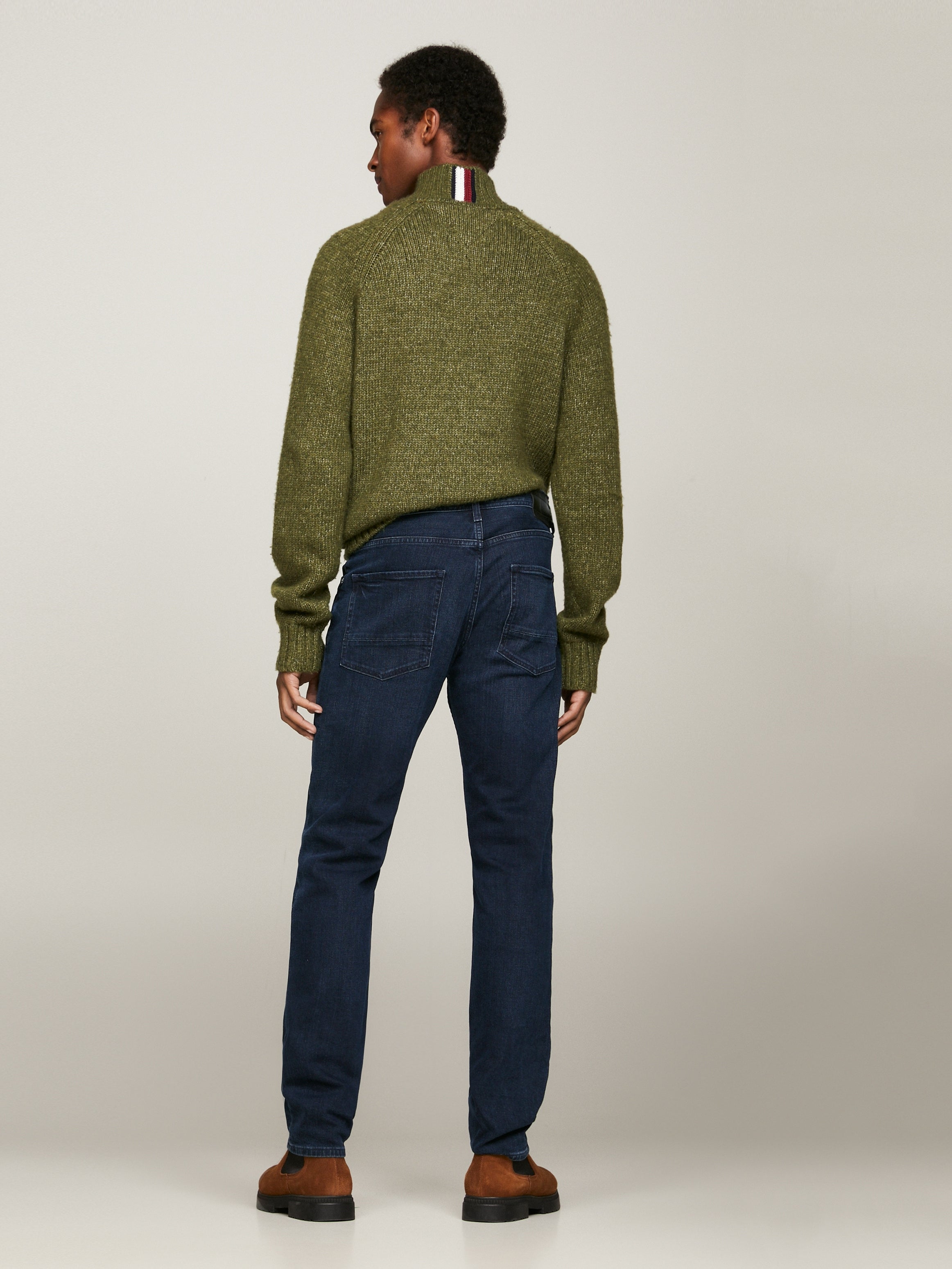 An image of the Tommy Hilfiger Denton Fitted Straight Jeans