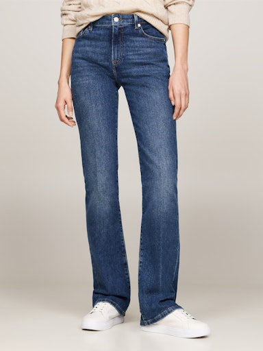 An image of the Tommy Hilfiger Mid Rise Bootcut Jeans