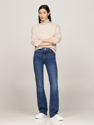 An image of the Tommy Hilfiger Mid Rise Bootcut Jeans