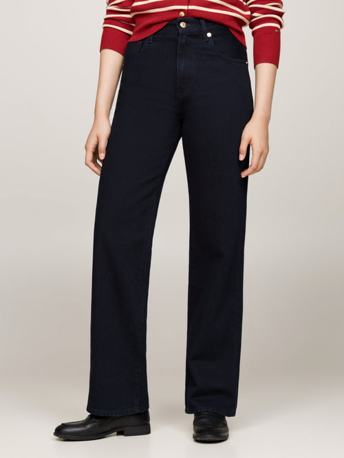 An image of the Tommy Hilfiger High Rise Relaxed Bootcut Jeans