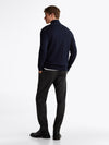 An image of the Tommy Hilfiger Half-Zip Mock Jumper with Cashmere