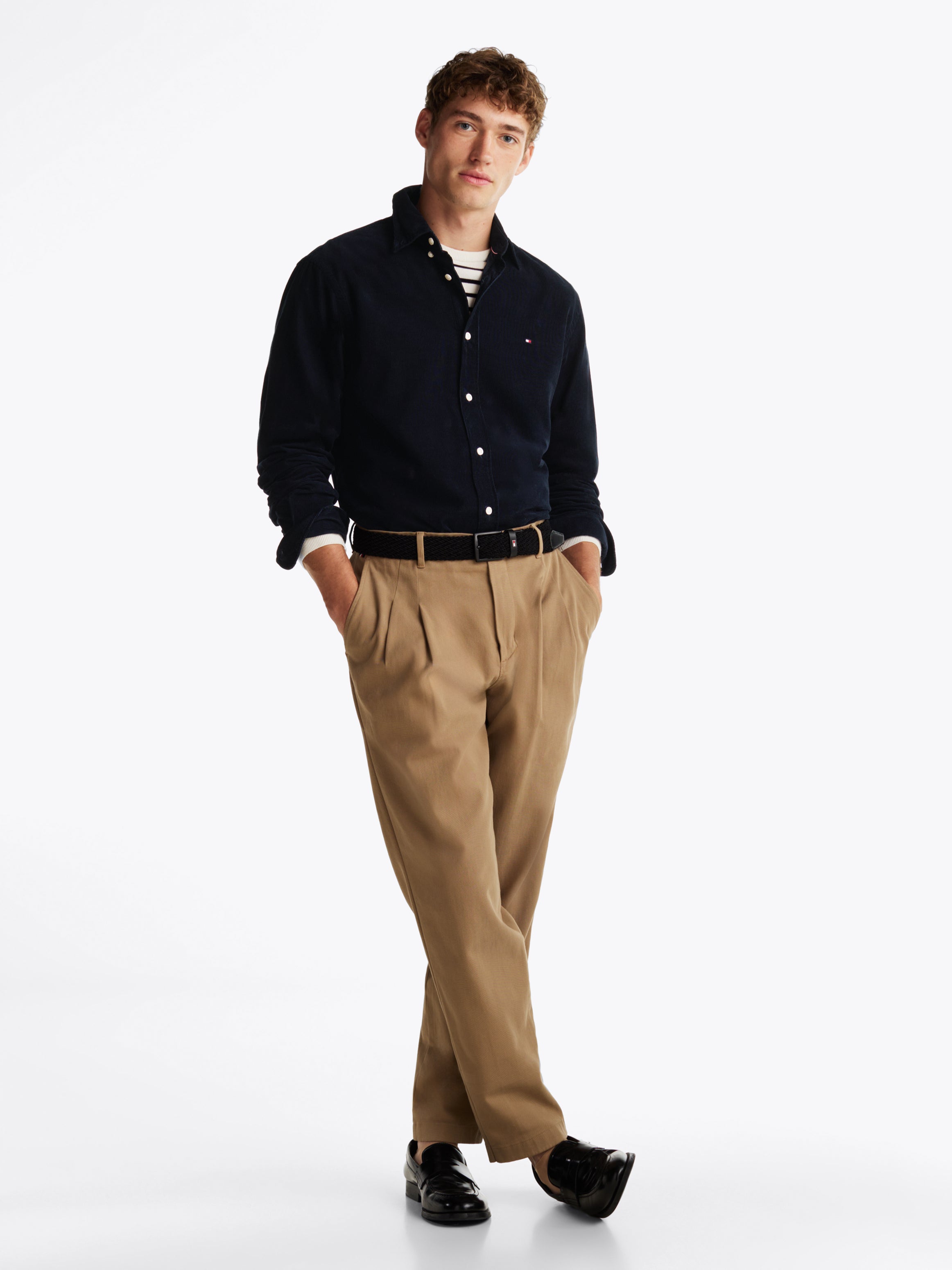 An image of the Tommy Hilfiger Regular Fit Corduroy Shirt