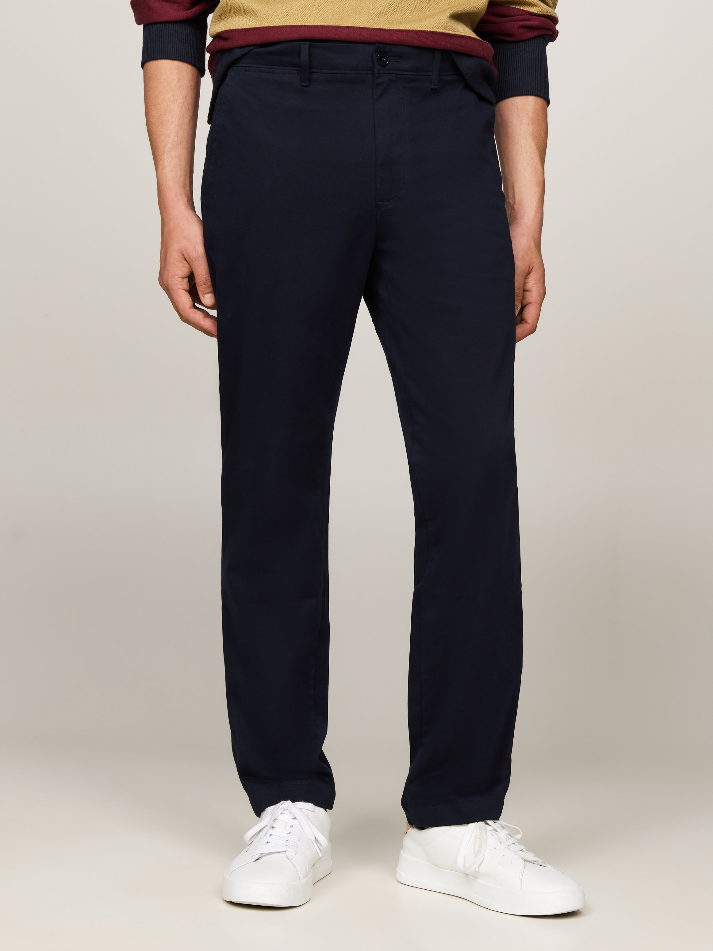 Denton Satin Chinos Tommy Hilfiger Men's Trousers – Brodie