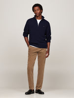 An image of the Tommy Hilfiger Two-Tone Jumper With Cashmere