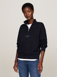 An image of the Tommy Hilfiger Reg Mini Corp 1/2 Zip Sweatshirt