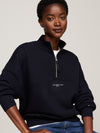 An image of the Tommy Hilfiger Reg Mini Corp 1/2 Zip Sweatshirt