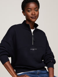 An image of the Tommy Hilfiger Reg Mini Corp 1/2 Zip Sweatshirt