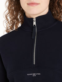 An image of the Tommy Hilfiger Reg Mini Corp 1/2 Zip Sweatshirt