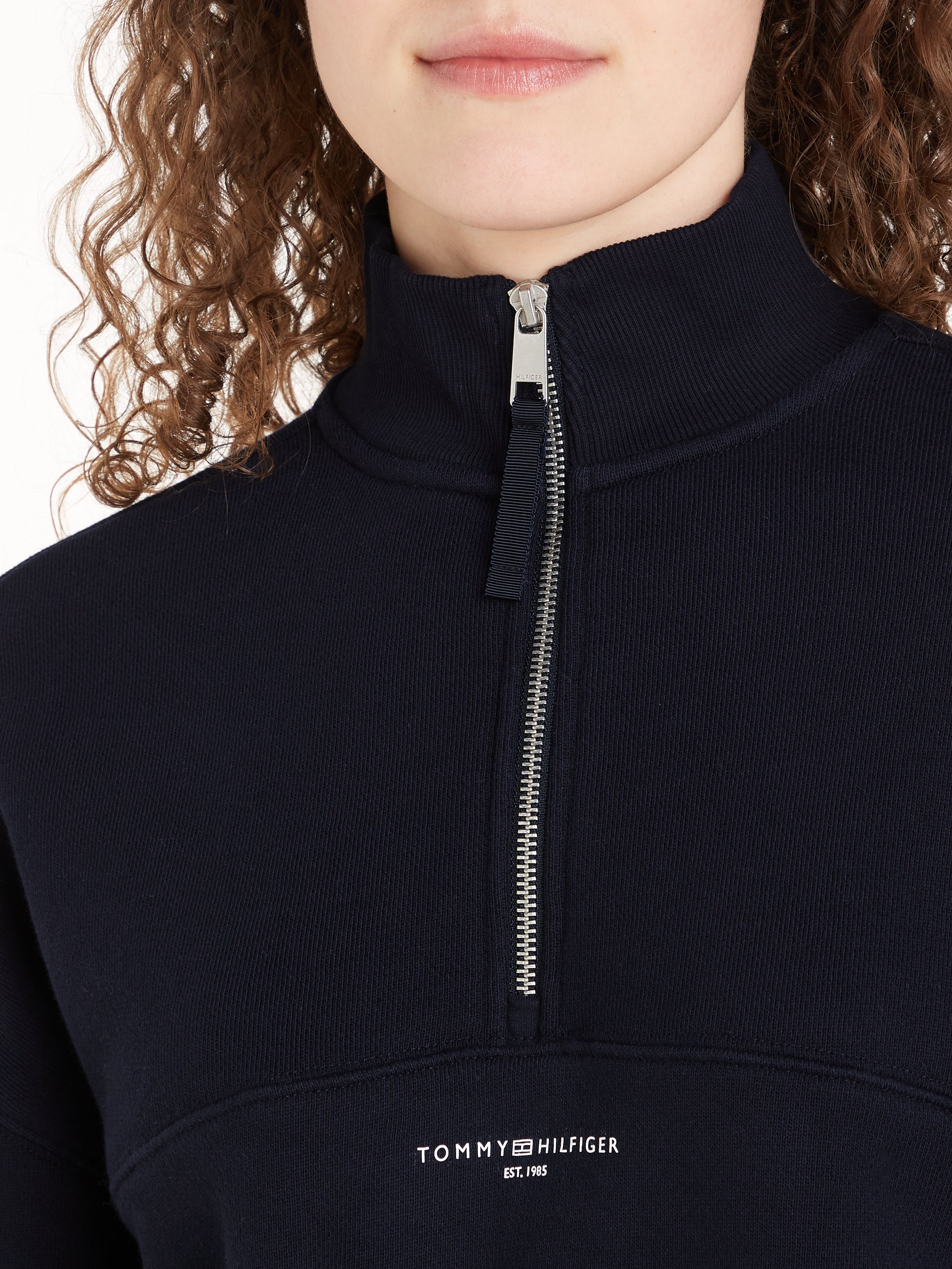 An image of the Tommy Hilfiger Reg Mini Corp 1/2 Zip Sweatshirt