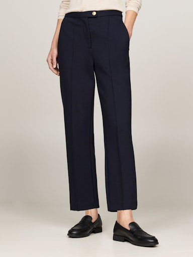 An image of the Tommy Hilfiger Punto Slim Straight Leg Trousers