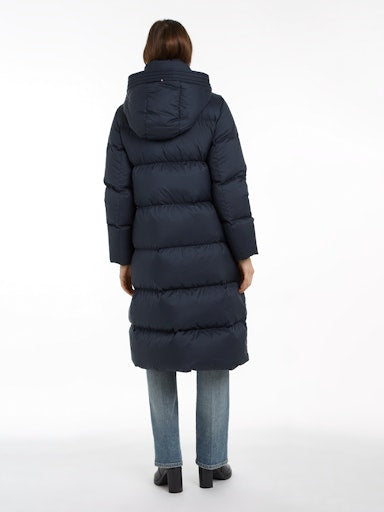 An image of the Tommy Hilfiger Water Repellent Down Longline Coat