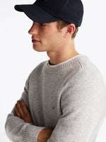 An image of the Tommy Hilfiger Pure Wool Crew Neck Jumper