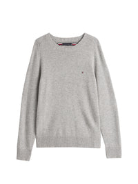 An image of the Tommy Hilfiger Pure Wool Crew Neck Jumper
