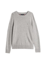 An image of the Tommy Hilfiger Pure Wool Crew Neck Jumper