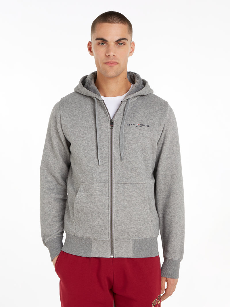 An image of the Tommy Hilfiger Faux Fur Lined Zip-Thru Hoody