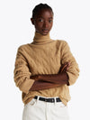 An image of the Tommy Hilfiger Relaxed Pure Wool Roll Neck Jumper