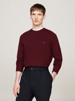 An image of the Tommy Hilfiger Pure Wool Crew Neck Jumper