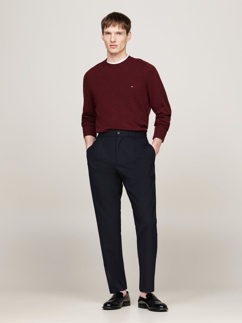 An image of the Tommy Hilfiger Pure Wool Crew Neck Jumper