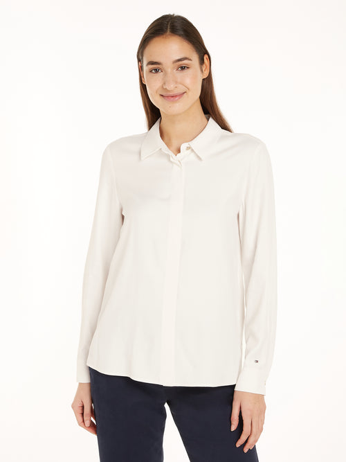 An image of the Tommy Hilfiger Metal Flag Relaxed Fit Shirt