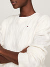 An image of the Tommy Hilfiger Pure Wool Cable Knit Jumper