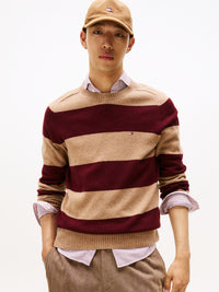 An image of the Tommy Hilfiger Pure Wool Crew Neck Jumper