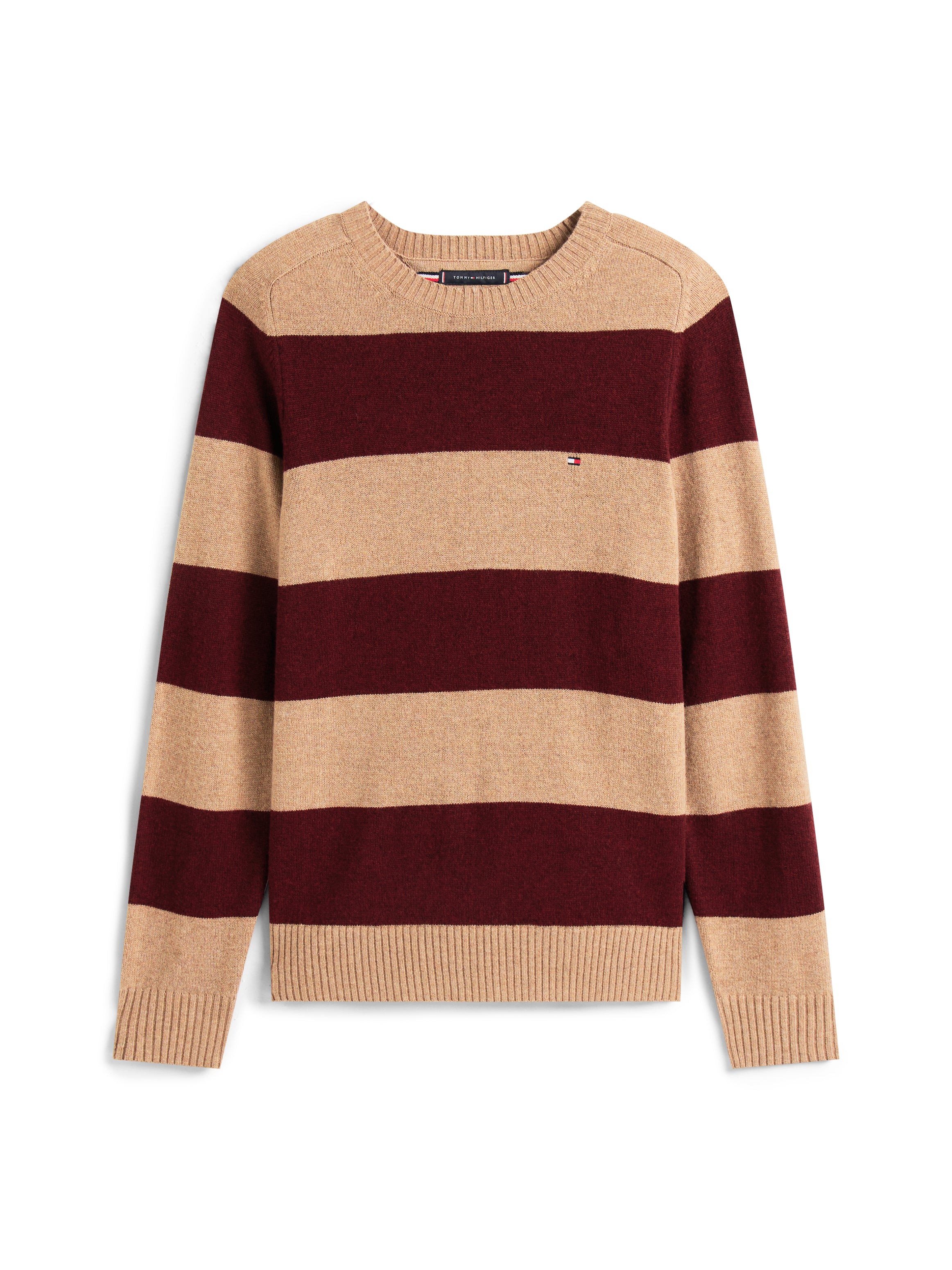 An image of the Tommy Hilfiger Pure Wool Crew Neck Jumper