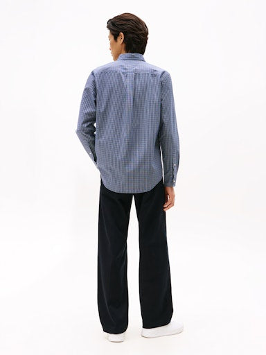 An image of the Tommy Hilfiger Flex Poplin Mini Tartan Shirt