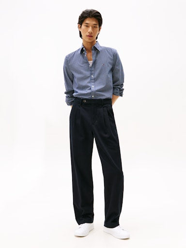 An image of the Tommy Hilfiger Flex Poplin Mini Tartan Shirt