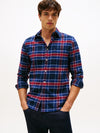 An image of the Tommy Hilfiger Hero Flannel Tartan Check Shirt