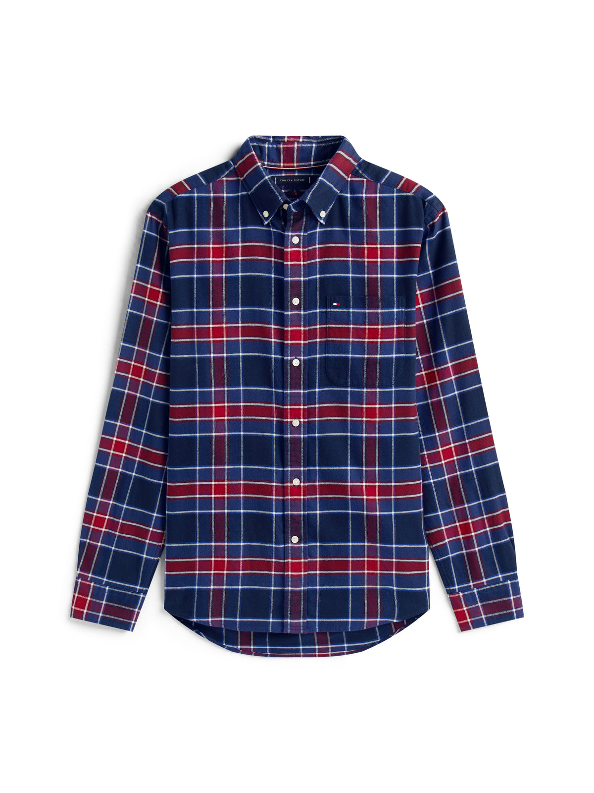 An image of the Tommy Hilfiger Hero Flannel Tartan Check Shirt