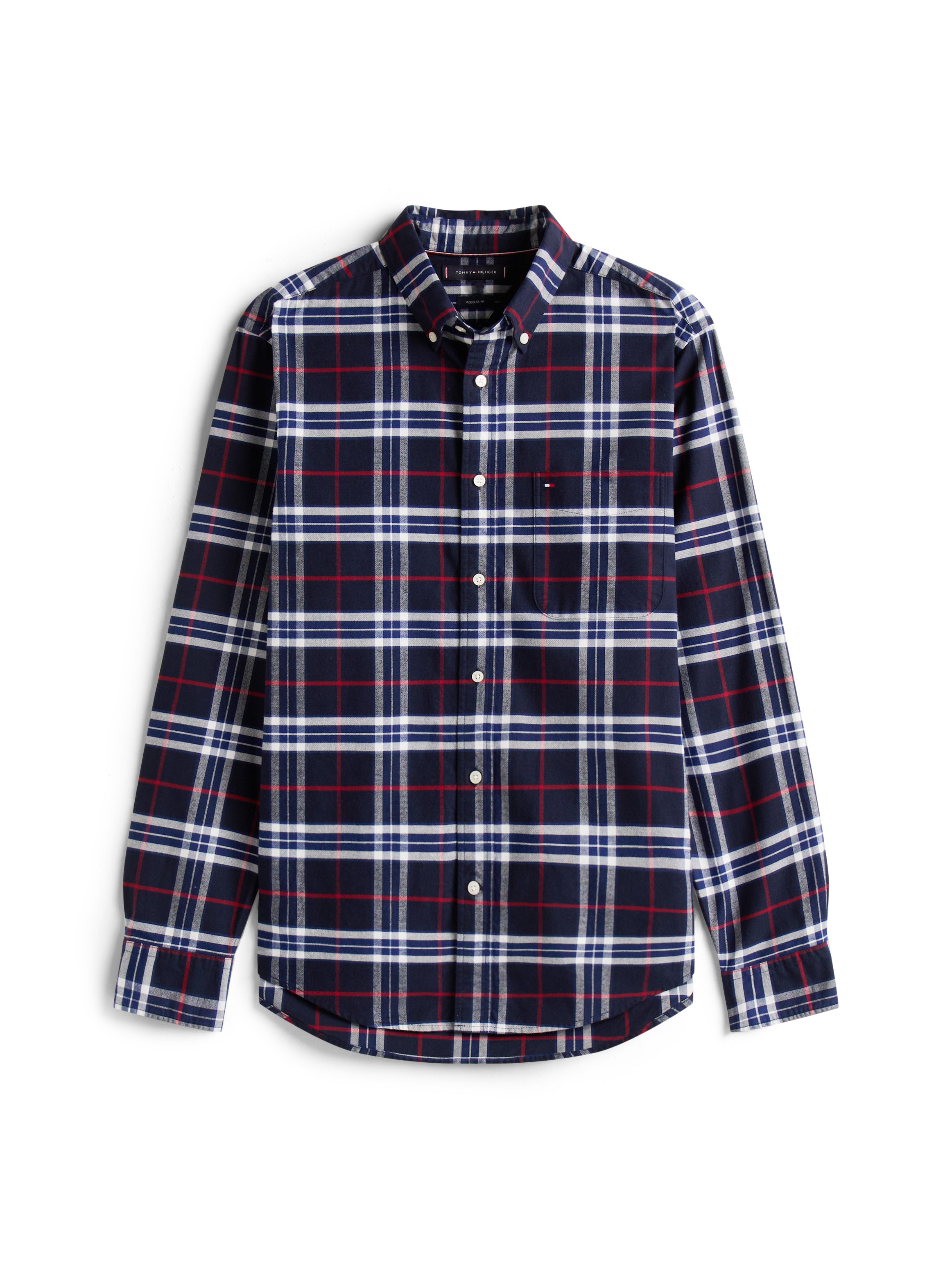 An image of the Tommy Hilfiger Brushed Oxford Check Shirt