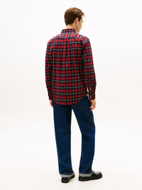 An image of the Tommy Hilfiger Mercerized Tartan Shirt