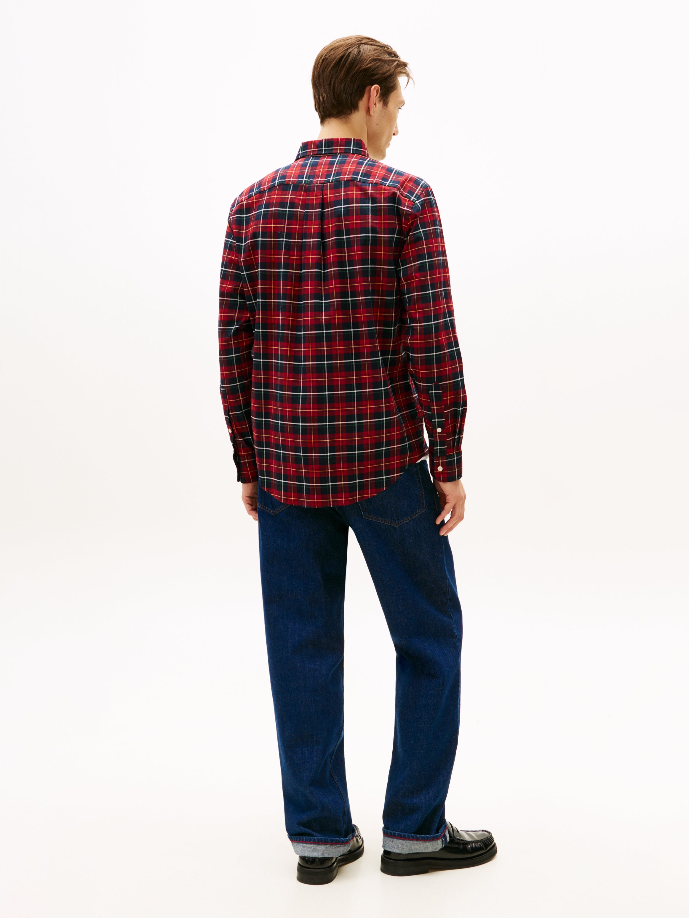An image of the Tommy Hilfiger Mercerized Tartan Shirt