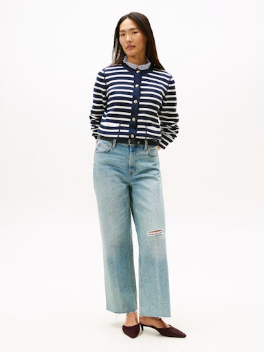 An image of the Tommy Hilfiger Jersey Reversible Cardigan