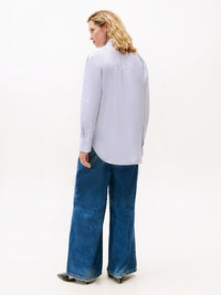 An image of the Tommy Hilfiger Poplin Ruffle Shirt