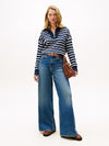 An image of the Tommy Hilfiger Half-Zip Cable Knit Soft Wool Jumper