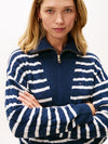 An image of the Tommy Hilfiger Half-Zip Cable Knit Soft Wool Jumper