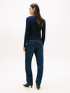 An image of the Tommy Hilfiger Fine Cable Knit Polo Collar Cardigan
