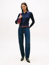 An image of the Tommy Hilfiger Fine Cable Knit Polo Collar Cardigan