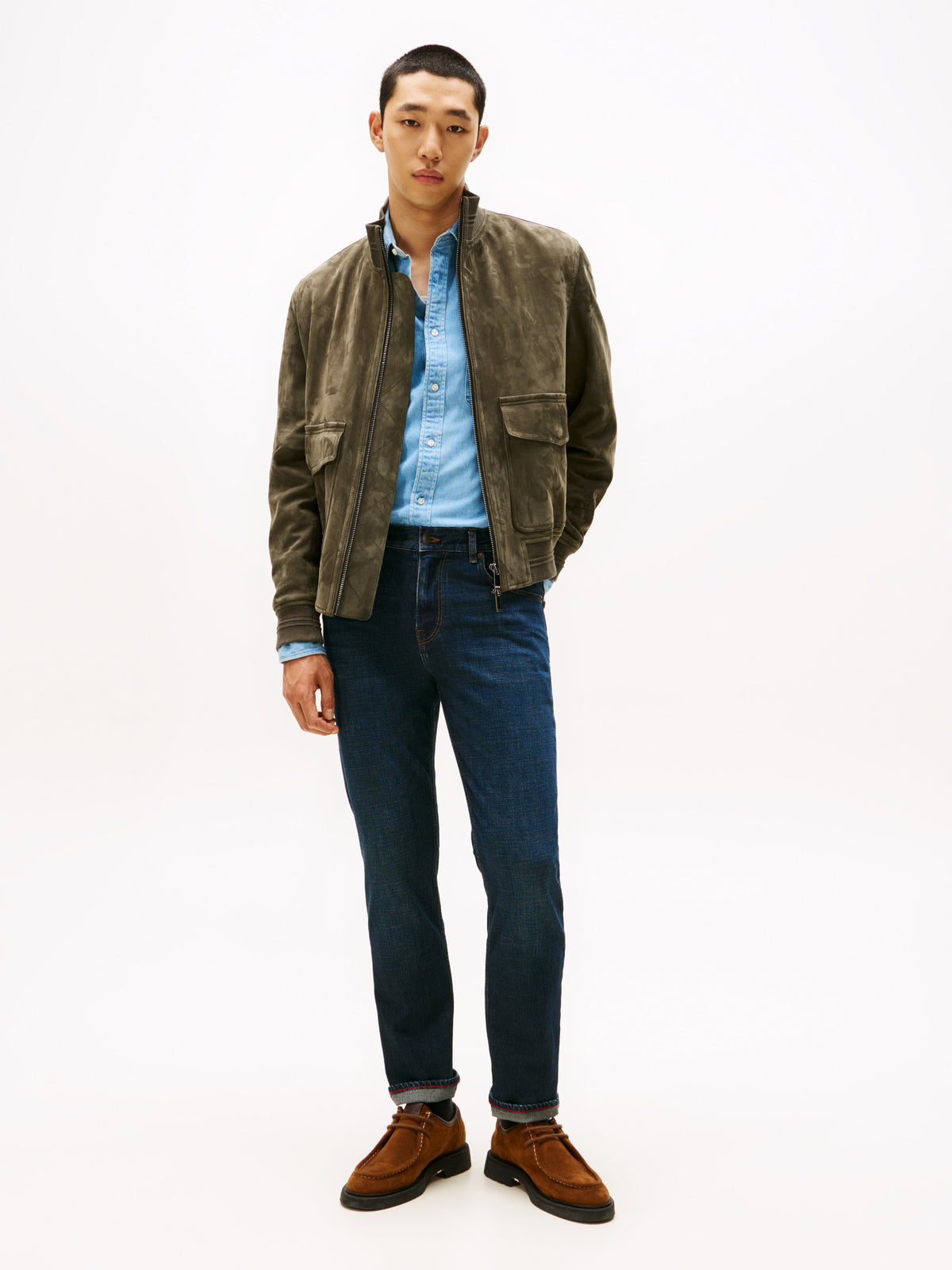 An image of the Tommy Hilfiger Straight Denton Jeans