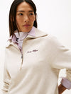 An image of the Tommy Hilfiger Classic Script Fleece Half-Zip
