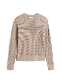 An image of the Tommy Hilfiger Fine Cable Knit Jumper