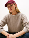 An image of the Tommy Hilfiger Fine Cable Knit Jumper
