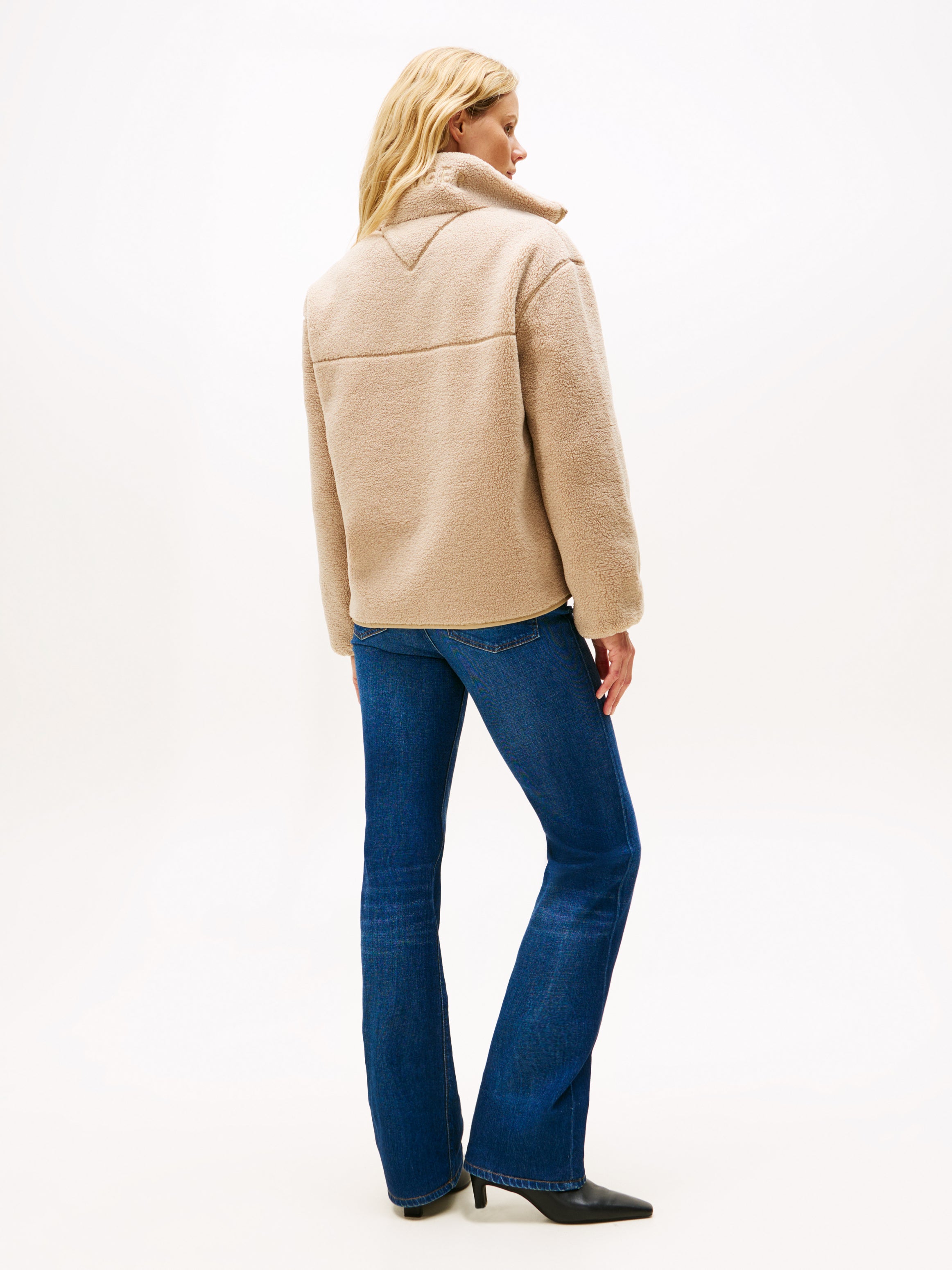 An image of the Tommy Hilfiger Teddy Zip Up Jacket